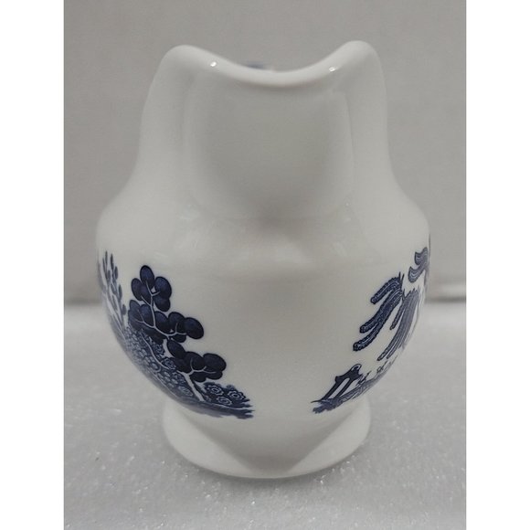 Churchill Blue Willow Gravy Boat, Made in England - Picture 5 of 8